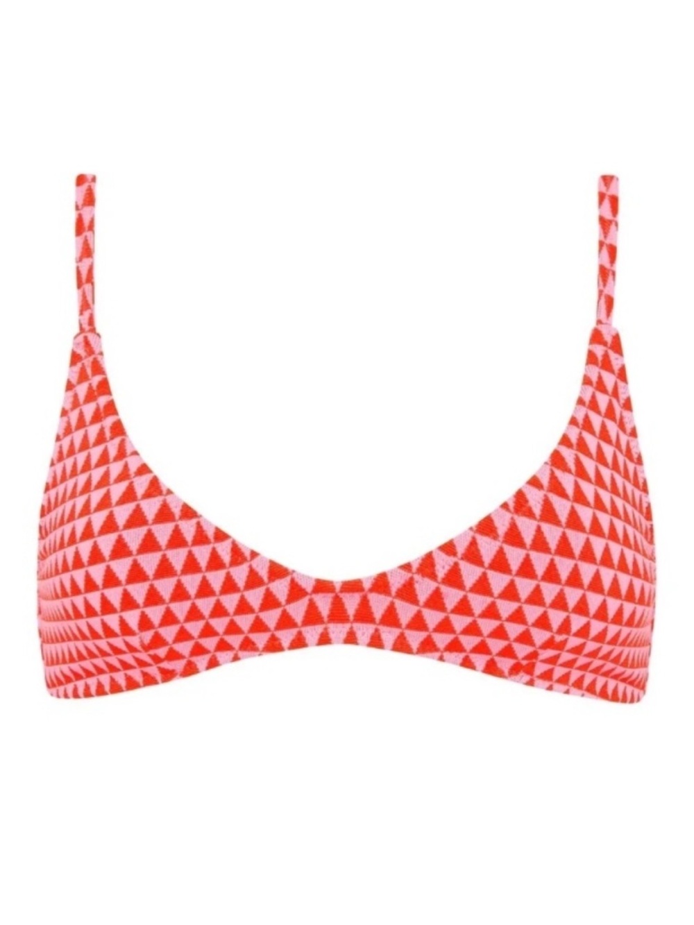 TRIANGL Maia Parl Bikini Top SZ M EUC
